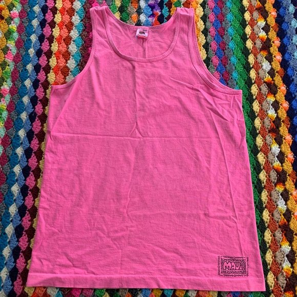 Vintage 90s Neon Maui Trading Company Single Stitch Surf Shack Tank Top - Picture 6 of 12